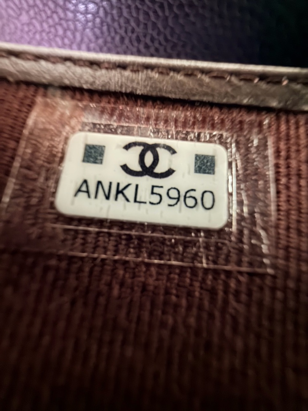 NWT CHANEL Black Quilted Caviar Leather Long Wallet with Silver CC - Picture 12 of 15